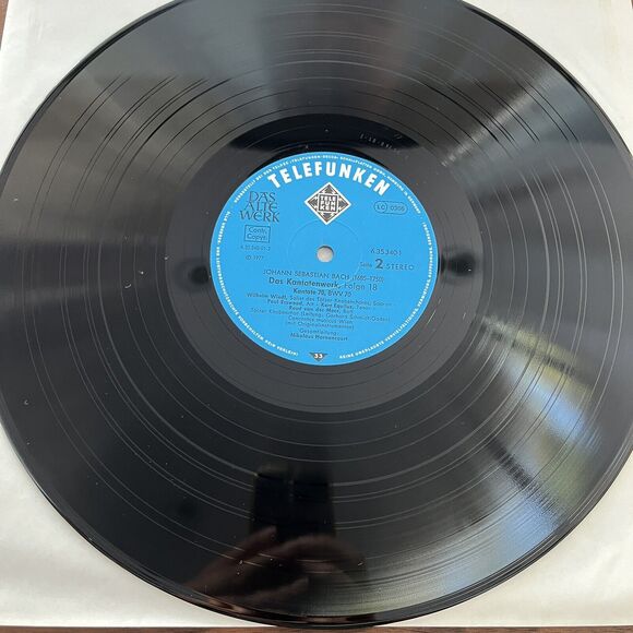J. S. Bach Das Kantatenwerk Complete Cantatas Vol 18 LP Box Set 1977 Telefunken - Picture 5 of 8